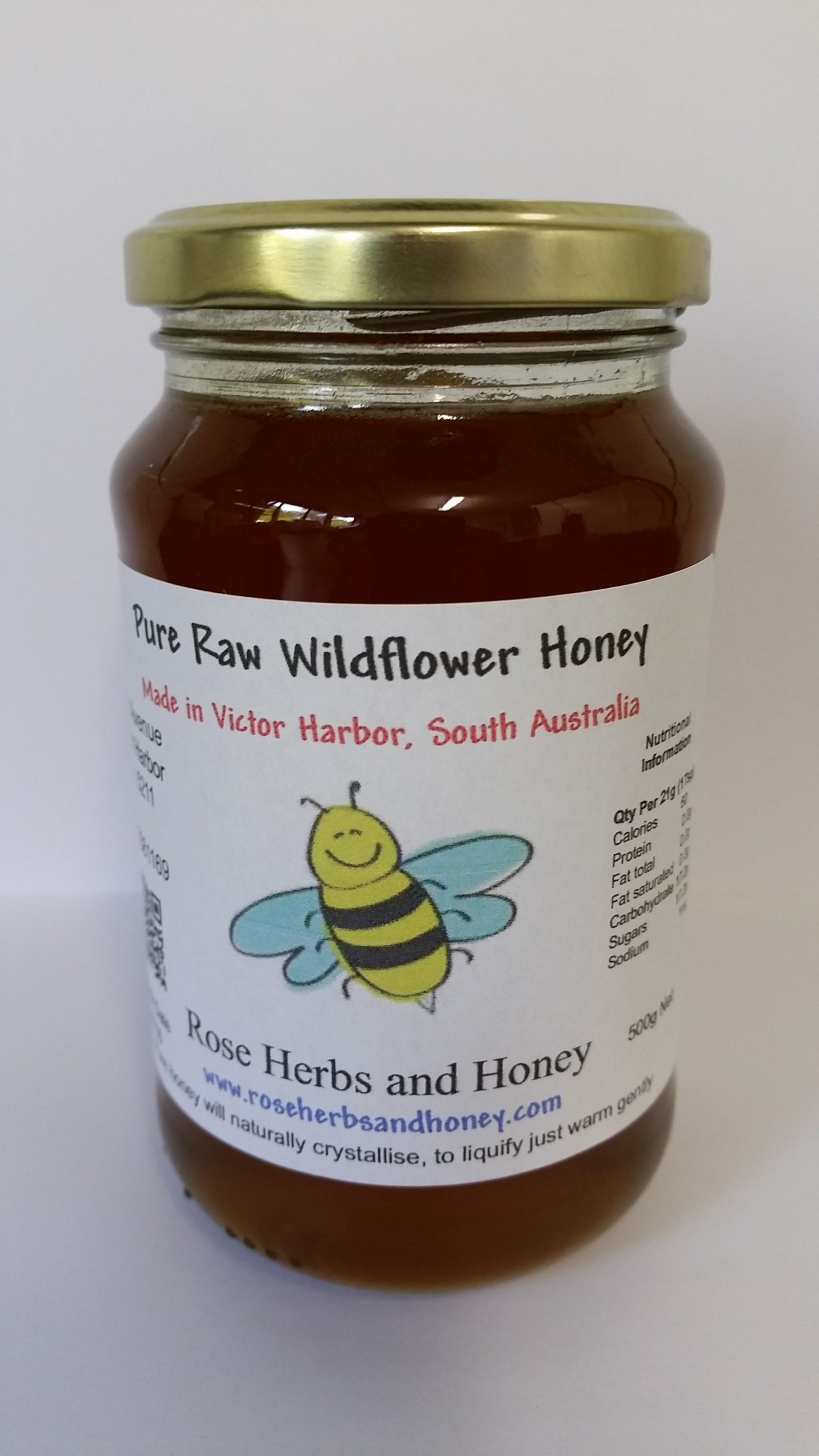 Raw Wildflower Honey 500g, $7.50